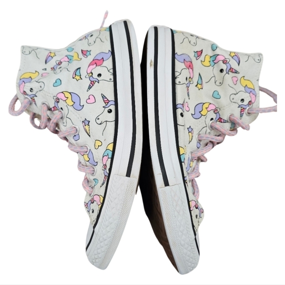 Converse Chuck Taylor All Star Hi 'Unicorn', Junior Size 3 - Picture 5 of 9
